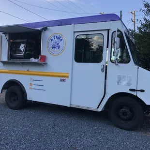 Outside of the truck