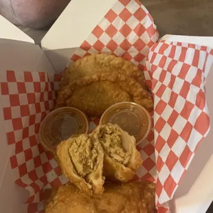 Chicken Empanadas by A Atana Food Truck. THE BEST EMPENADAS IN THE CLT!!!