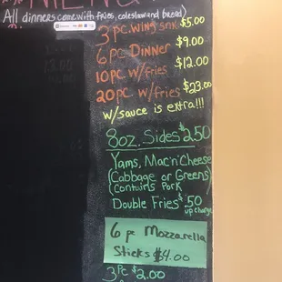 Menu 12/26/19