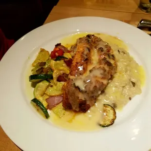 Crab stuffed Salomon