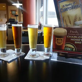 The beer sampler