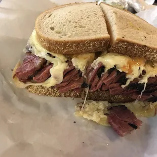 Reuben with pastrami