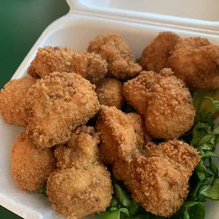 Fried mushrooms