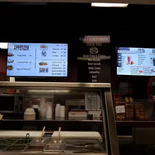 a woman ordering food