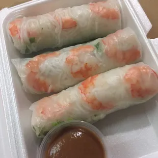 Spring rolls (I asked for no pork)