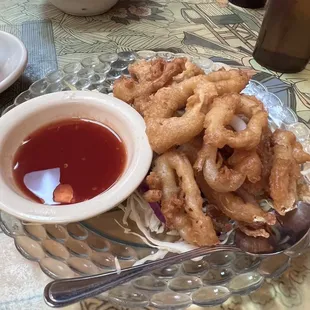 Fried calamari