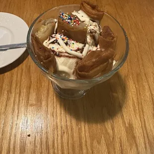 D2. Fried Banana and Ice Cream