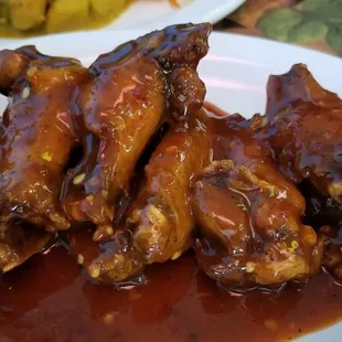 Caribbean Mango Habanero Chicken Wings