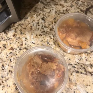 Peach cobbler dat way!