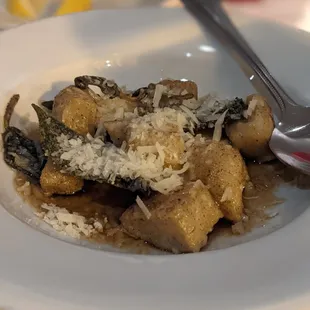 Gnocchi with browned sage butter &amp; parmesan