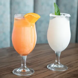 Peach Bellini &amp; Limoncello Frozen Cocktails