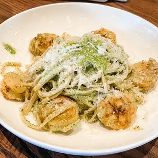 Shrimp Pesto Pasta