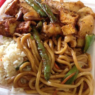 Fried fish &amp; eggplant