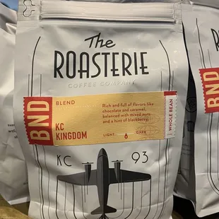 KC Chiefs-inspired coffee beans from local Roasterie.