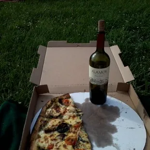 Pesto, tomato and eggplant