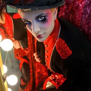 Our full service cosmetics department carries Ben Nye and Kryolan products, and a large assortment of theatrical items; such as zombie blood