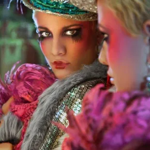 Our full service cosmetics department carries Ben Nye and Kryolan products, and a large assortment of theatrical items; such as zombie blood