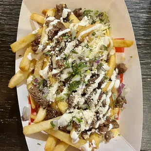 Mexican fries (carne asada)