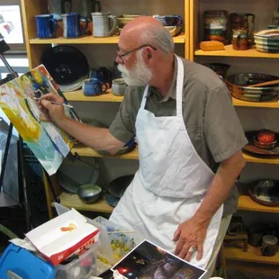 Occasional art demonstrations!