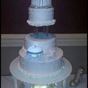 a wedding cake