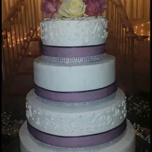 a wedding cake