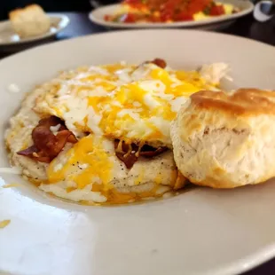 Grits Bowl minus the country gravy
