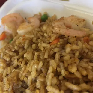 Shrimp fried rice