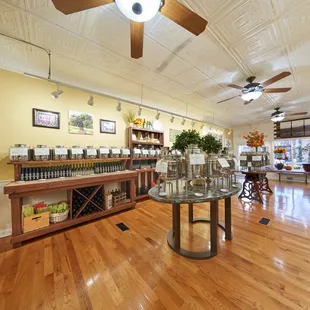 the inside of a store