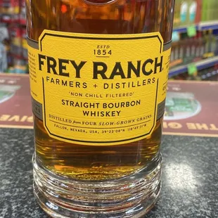 a glass of rye ranch