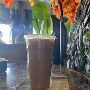Iced coffee