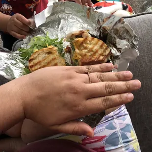 Turkey club made for a Keebler elf