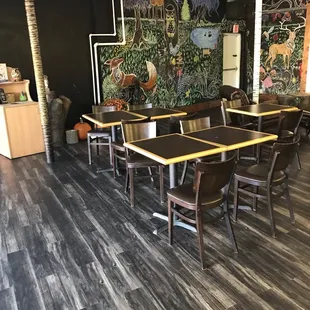 Private and open seating areas!