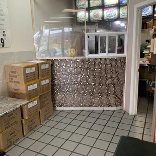 the inside of the restaurant