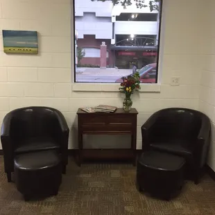 Customer waiting area!