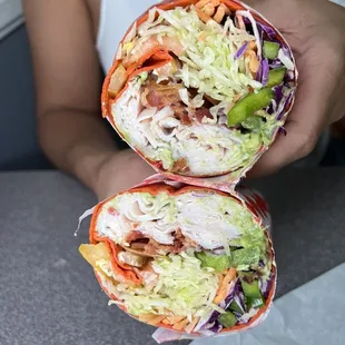 Turkey, Avocado and Bacon Sandwich (wrap)