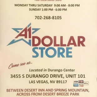 A1 Dollar Store