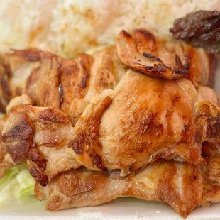 9. Hawaiian BBQ Chicken Plate