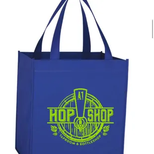 Our new re-useable shopping bags