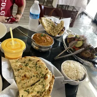 Garlic Naan Butter Chicken