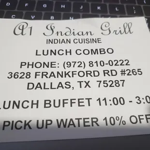 lunch buffet