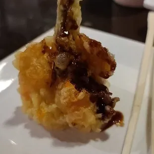 Spicy Tuna Dumpling  - Linner with my main squeeze!