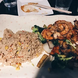 Shrimp hibachi