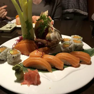 The&quot;salmon lover&quot; it was so fresh and so delicious!!!! Best sushi ever!