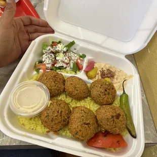 14. Six Piece Falafel