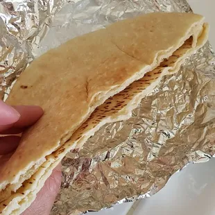 Dry pita bread