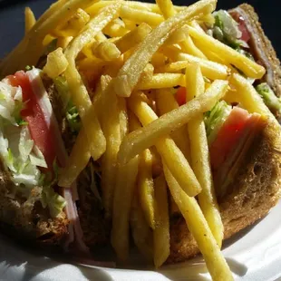 Club Sandwich &amp; French Fries