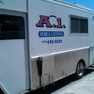 a truck parked on the side of the road