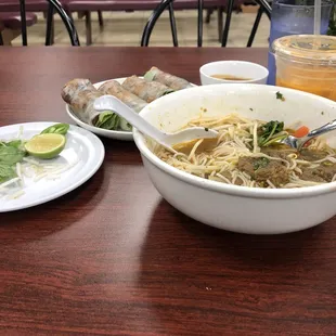 Tea and large portion