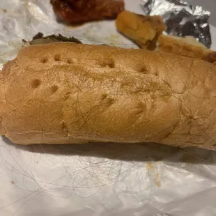 Hairs in my sandwich