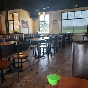 the interior of a restaurant